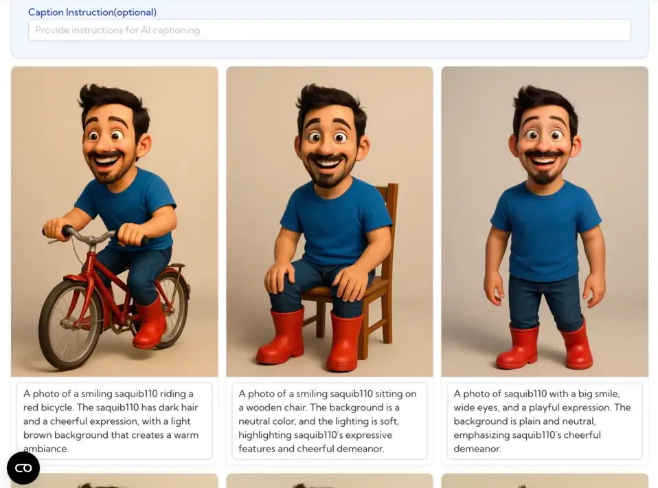Consistent Cartoon model training