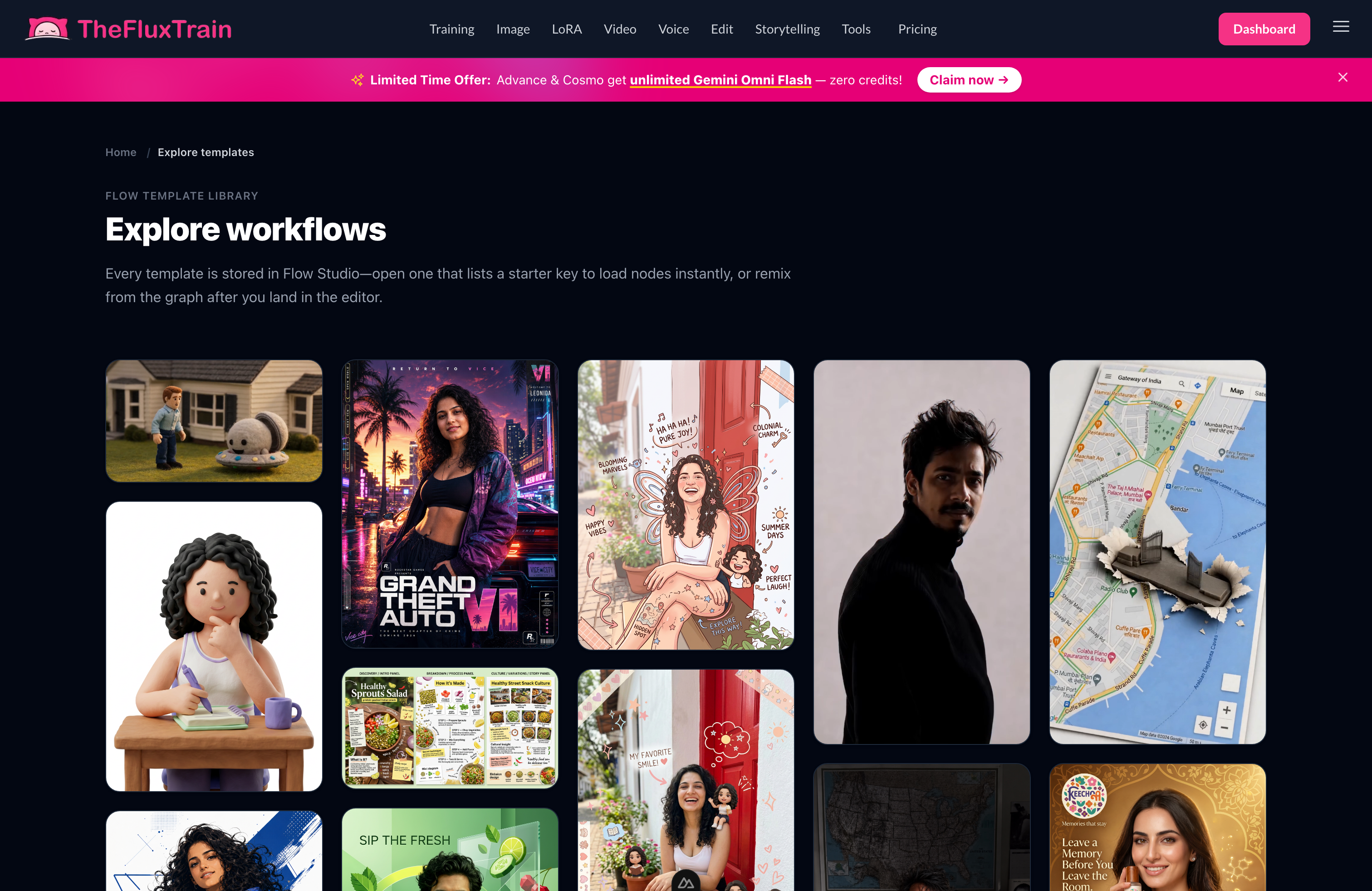 Explore workflow templates you can open and clone