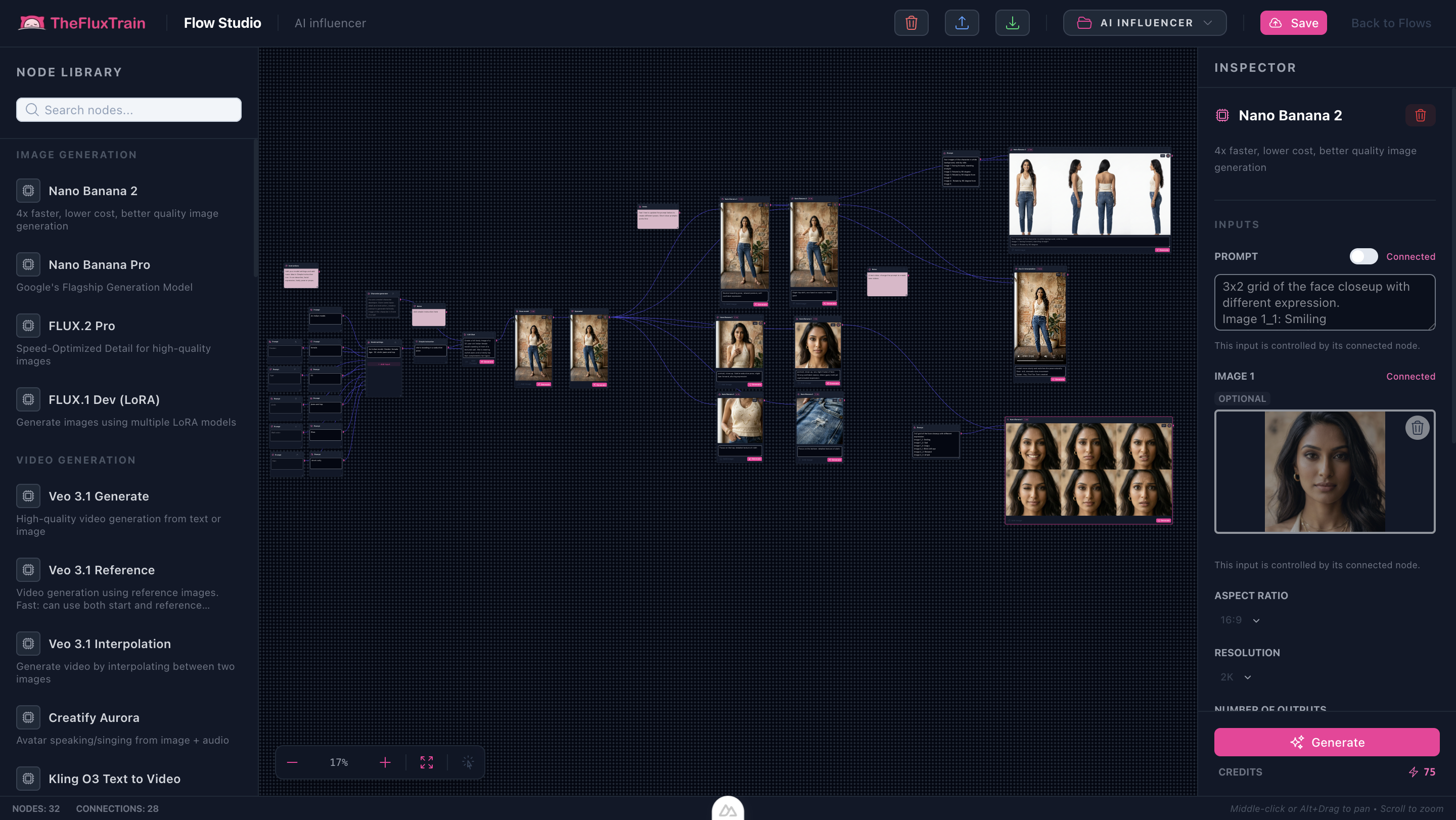 AI Influencer Flow