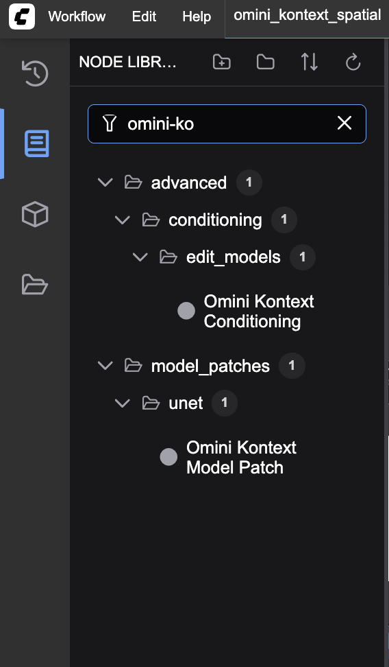 Omini Kontext nodes in ComfyUI